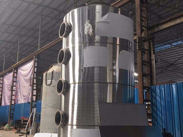 定制不锈钢喷淋塔 废气处理设备喷淋塔 不锈钢除臭酸雾喷淋塔